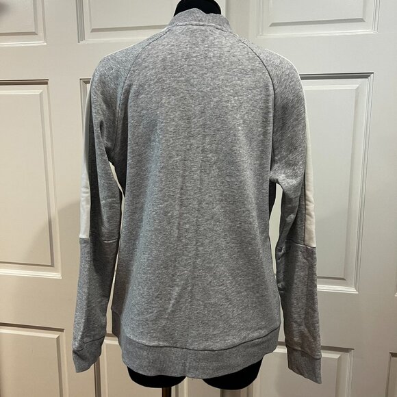 Puma Women's Heather Gray Half Collar French Terry Zip Up Track Jacket Sz XL/TG - Picture 2 of 11